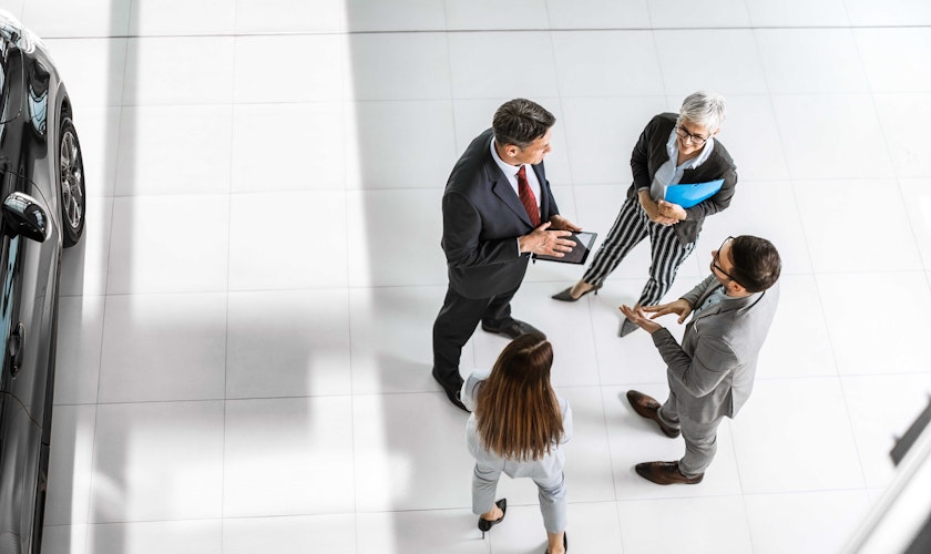 null Kundengespräch