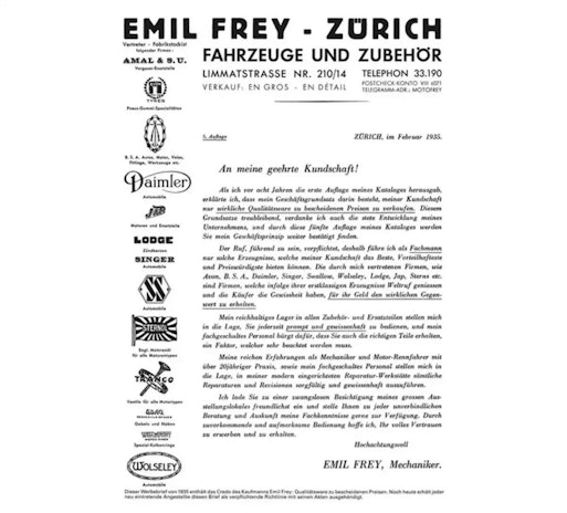 Emil Frey Kundenbrief