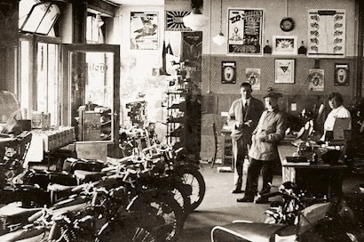 Le garage Emil Frey en 1924