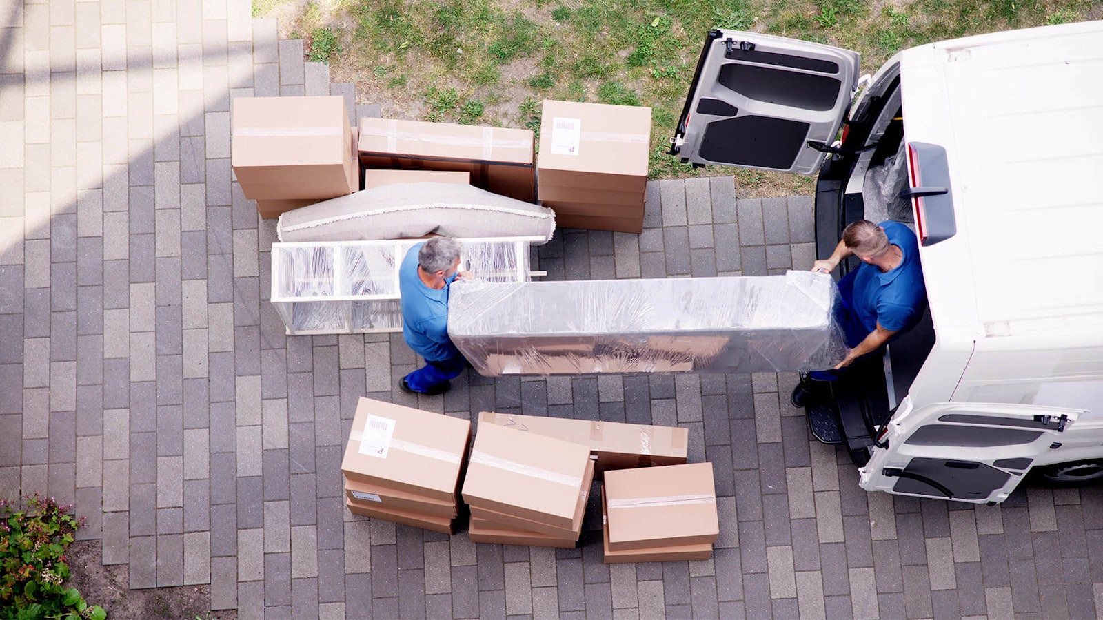 null Cartons de déménagement par le haut