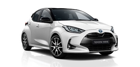 Toyota Yaris blanche