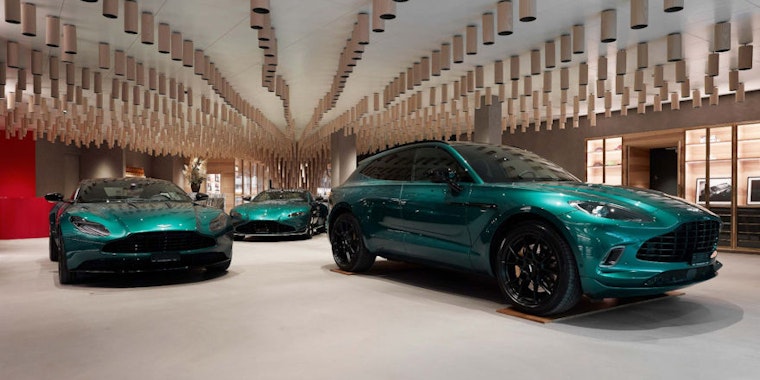 Aston Martin im Vergani Showroom