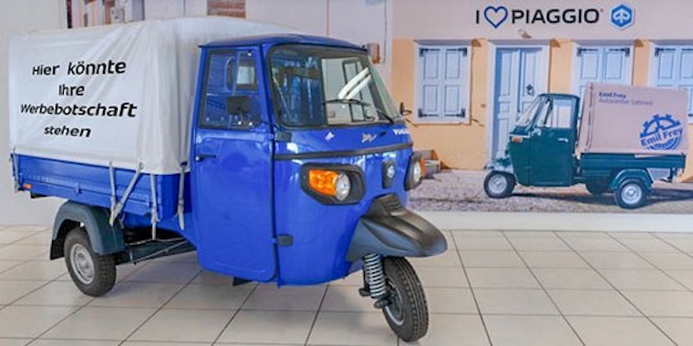 null Blauer Piaggio Ape