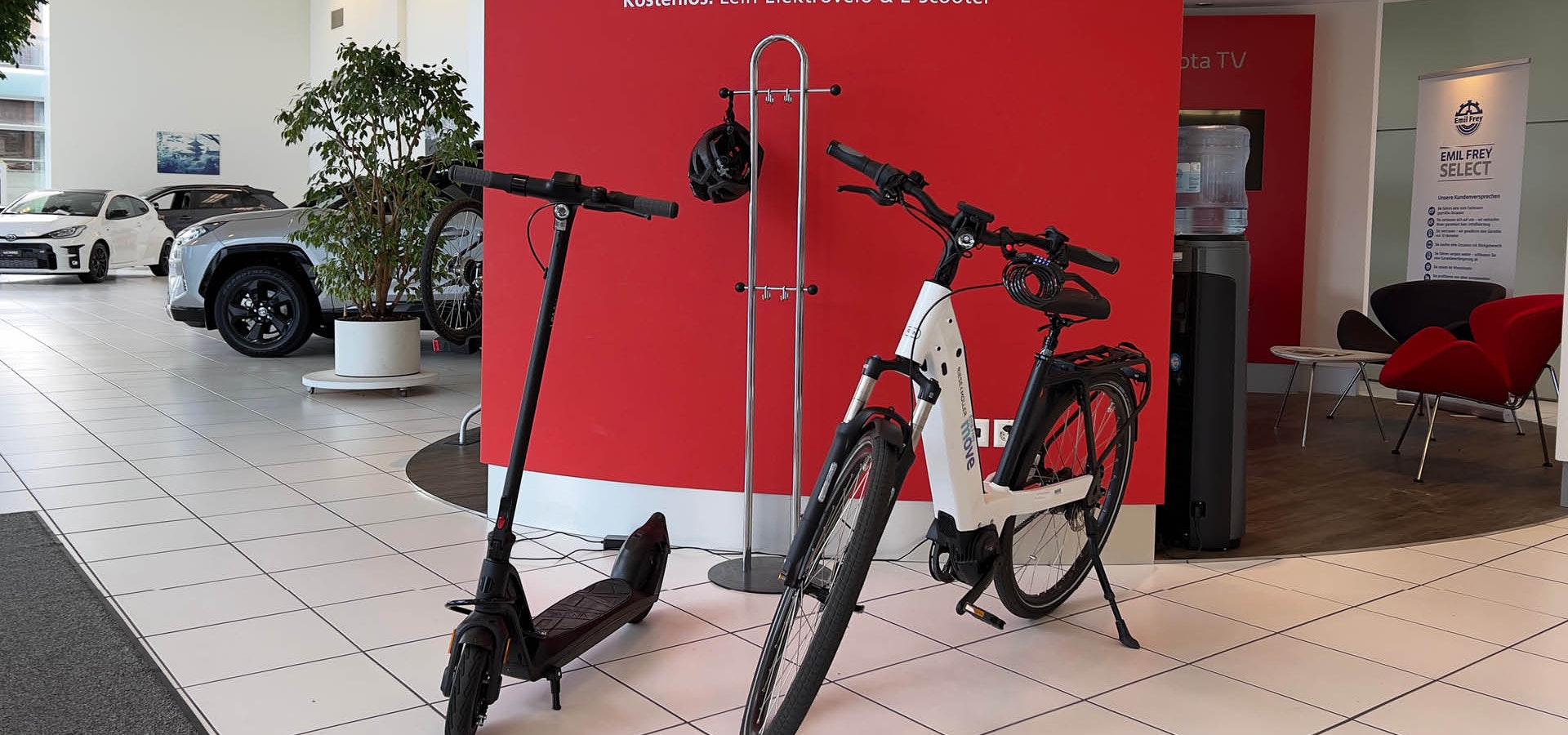 null E-Scooter und E-Bike