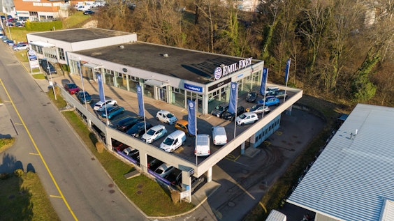 Garage vu d'en haut Garage vu d'en haut