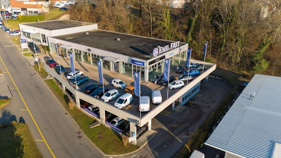 Garage vu d'en haut Garage vu d'en haut